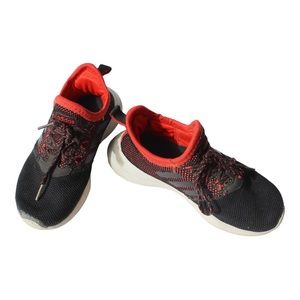 Adidas Lite Racer Black Red Sneakers Size  1.5